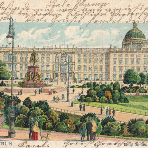 Litho - Karte gruss aus Berlin Ansichtskarte (9357)