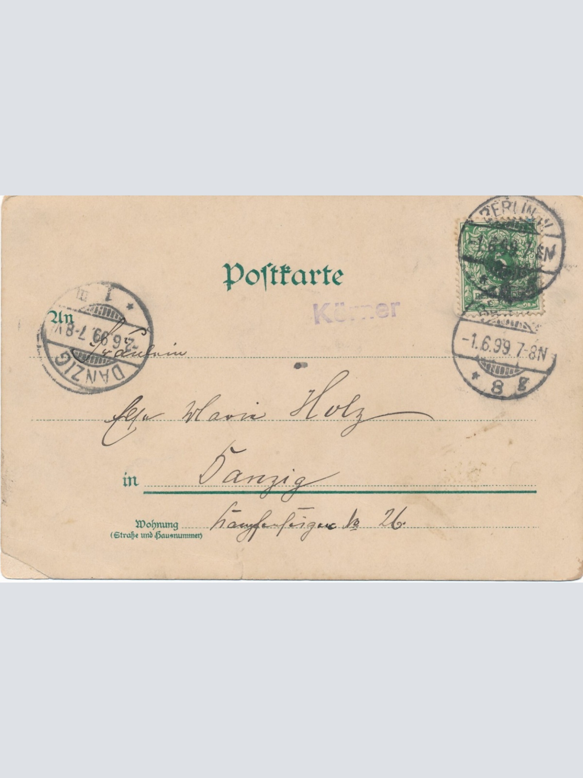 Litho - Karte gruss aus Berlin Thiergarten Ansichtskarte (9352)