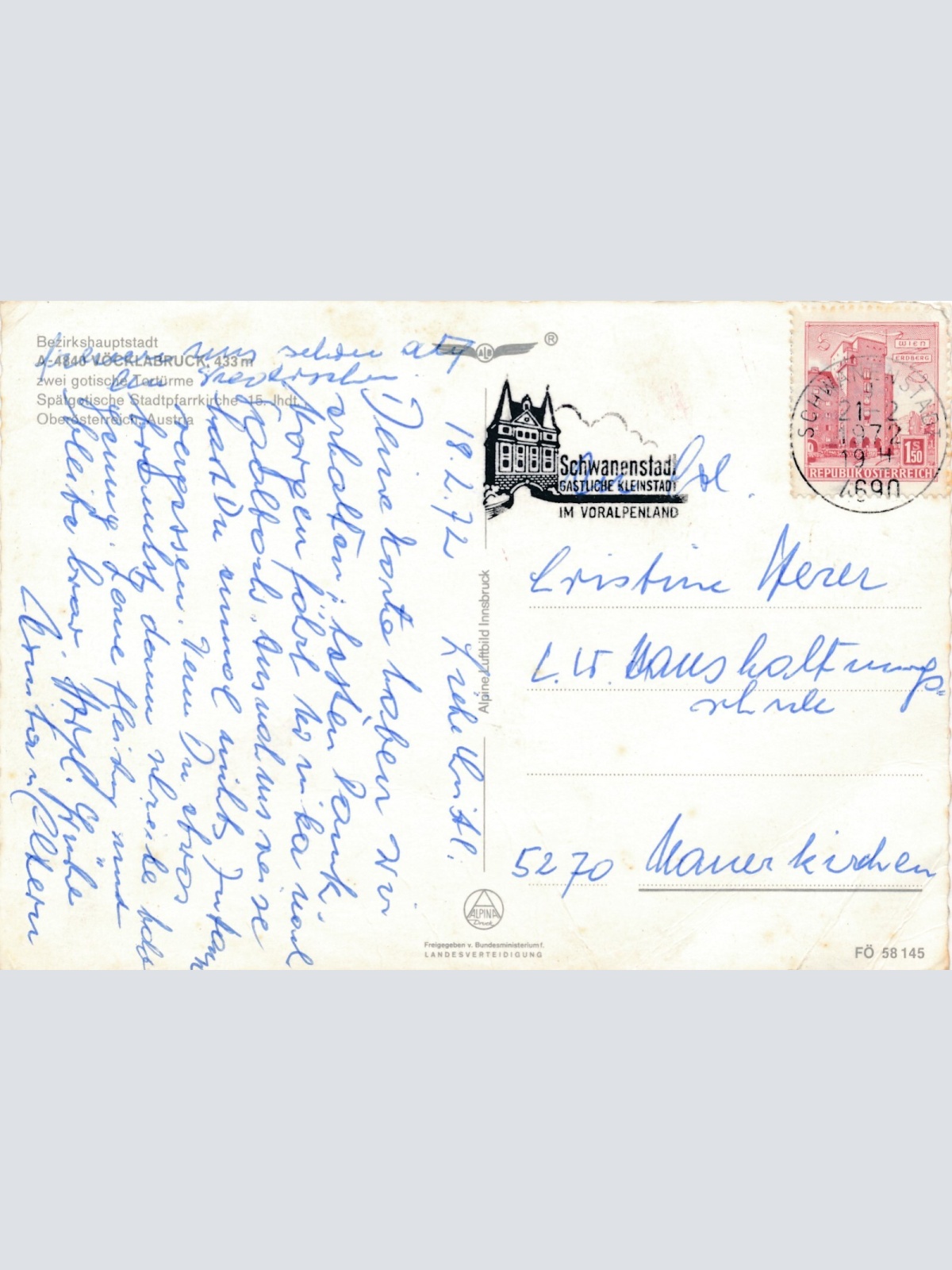 AK aus Vöcklabruck Oberösterreich Ansichtskarte (9814)