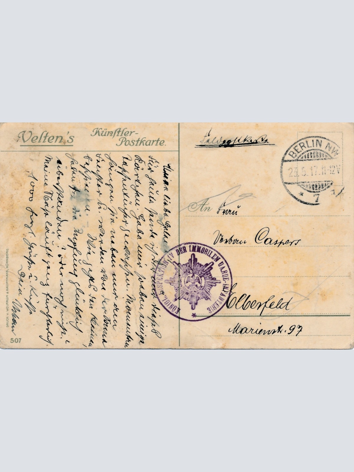 Litho - Karte gruss aus Berlin Alexander - Platz Ansichtskarte (9344)