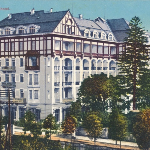 AK aus Villach Parkhotel Kärnten Ansichtskarte (9868)