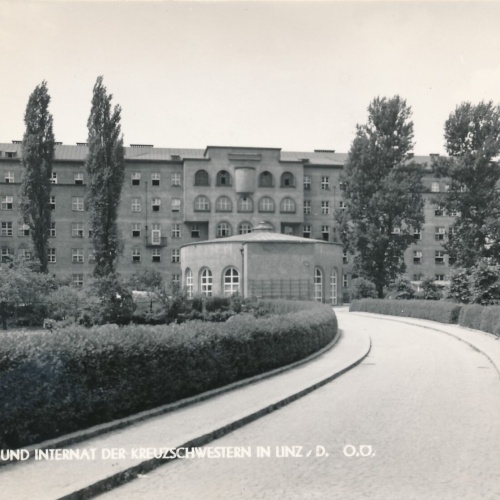 AK aus Linz mit Schule und Internat Oberösterreich Ansichtskarte (9855)