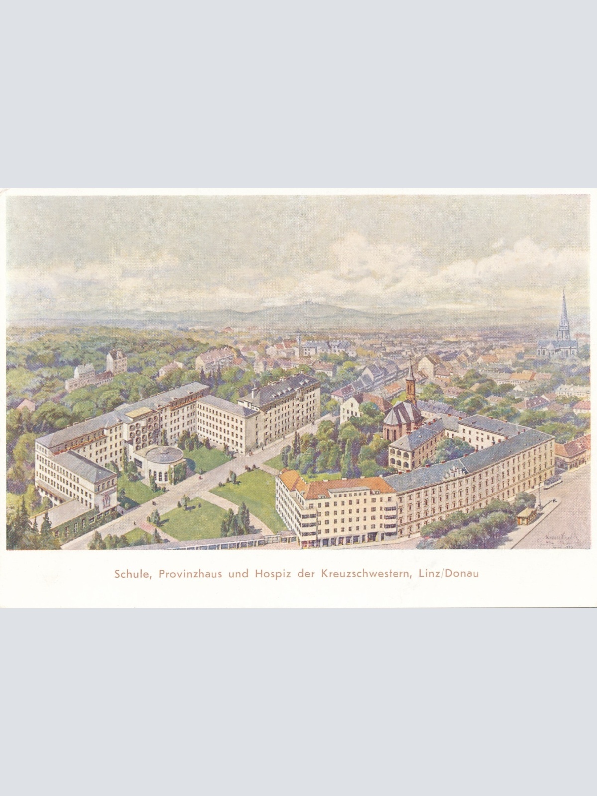 AK aus Linz Provinzhaus Oberösterreich Ansichtskarte (9859)