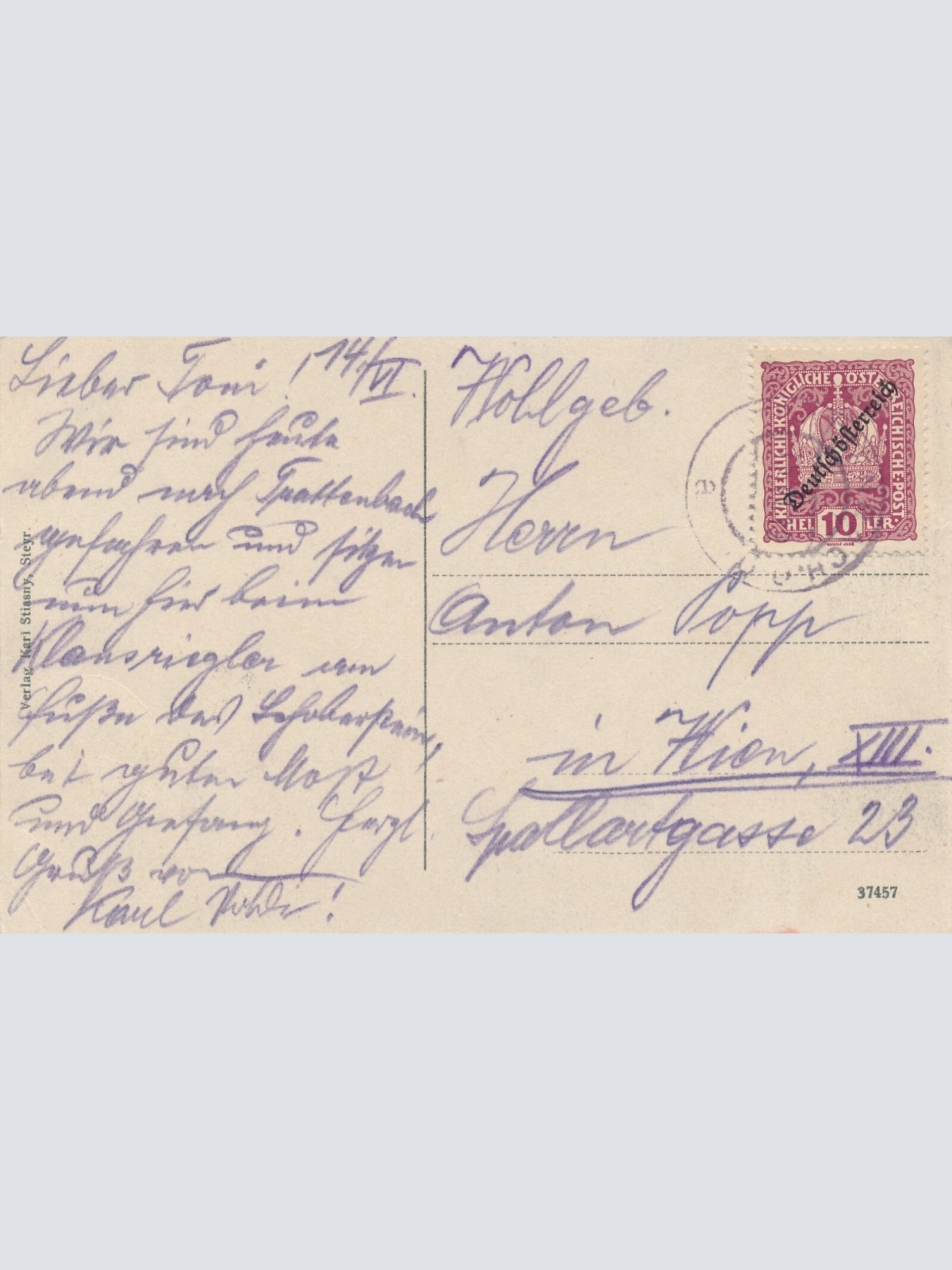 AK aus Trattenbach Oberösterreich Ansichtskarte (9299)