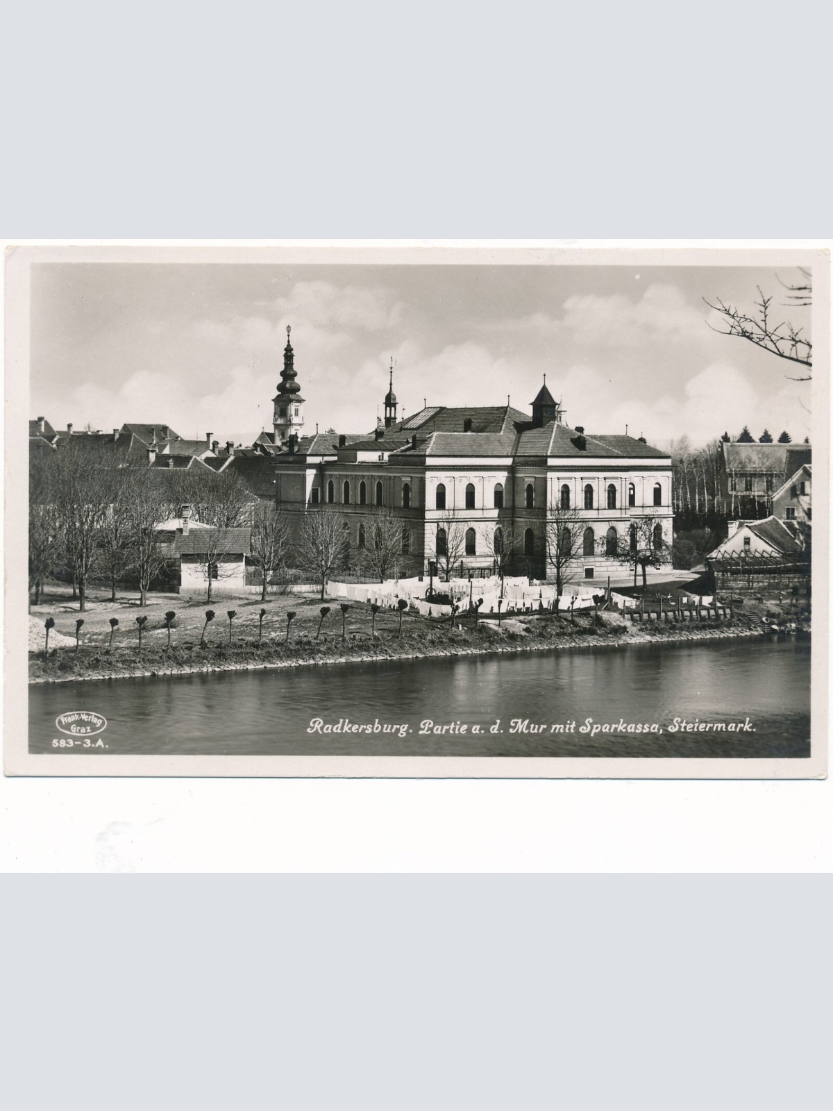 AK aus Radkersburg mit Sparkasse Steiermark Ansichtskarte (9297)