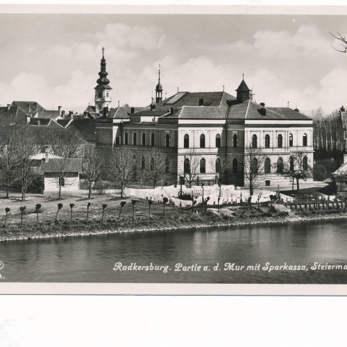 AK aus Radkersburg mit Sparkasse Steiermark Ansichtskarte (9297)