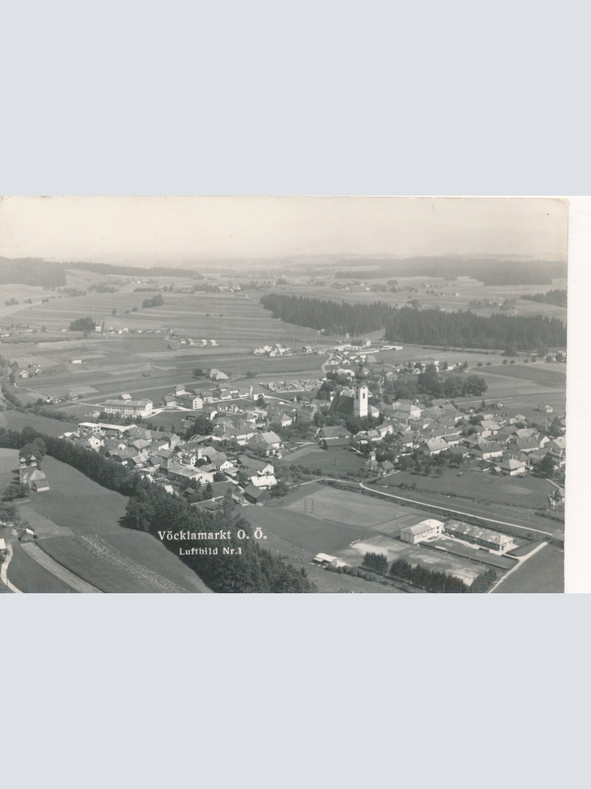 AK aus Vöcklamarkt Fliegeraufnahme 1 Oberösterreich Ansichtskarte (9802)