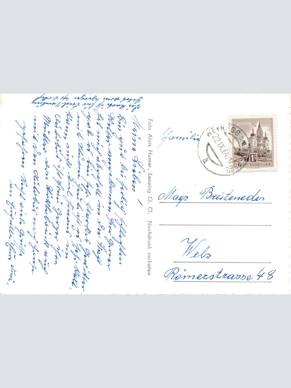 AK aus Vöcklamarkt Fliegeraufnahme 1 Oberösterreich Ansichtskarte (9802)