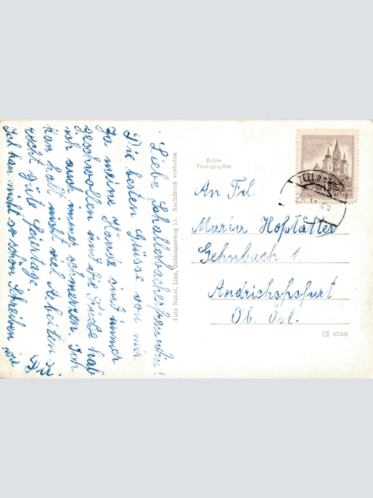 AK aus Zell am Moos Oberösterreich Ansichtskarte (9770)