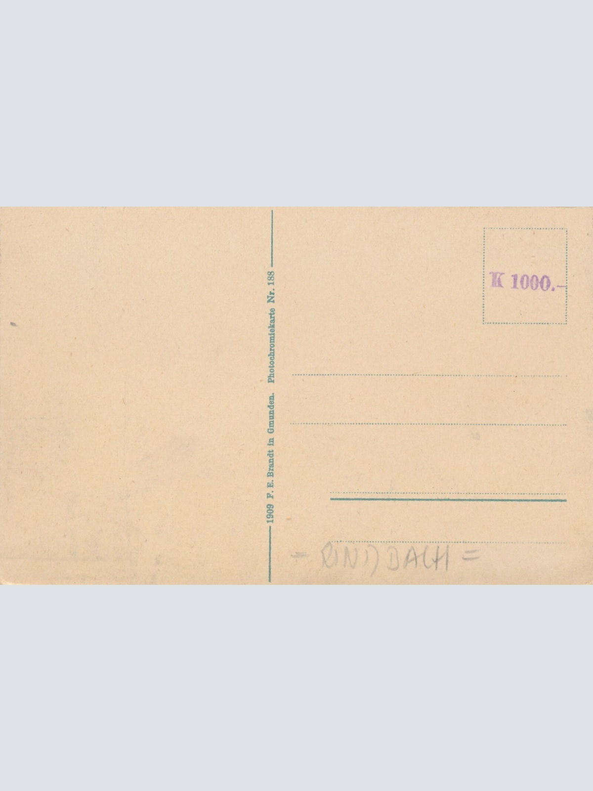 AK aus Rindbach bei Ebensee Oberösterreich Ansichtskarte (9750)