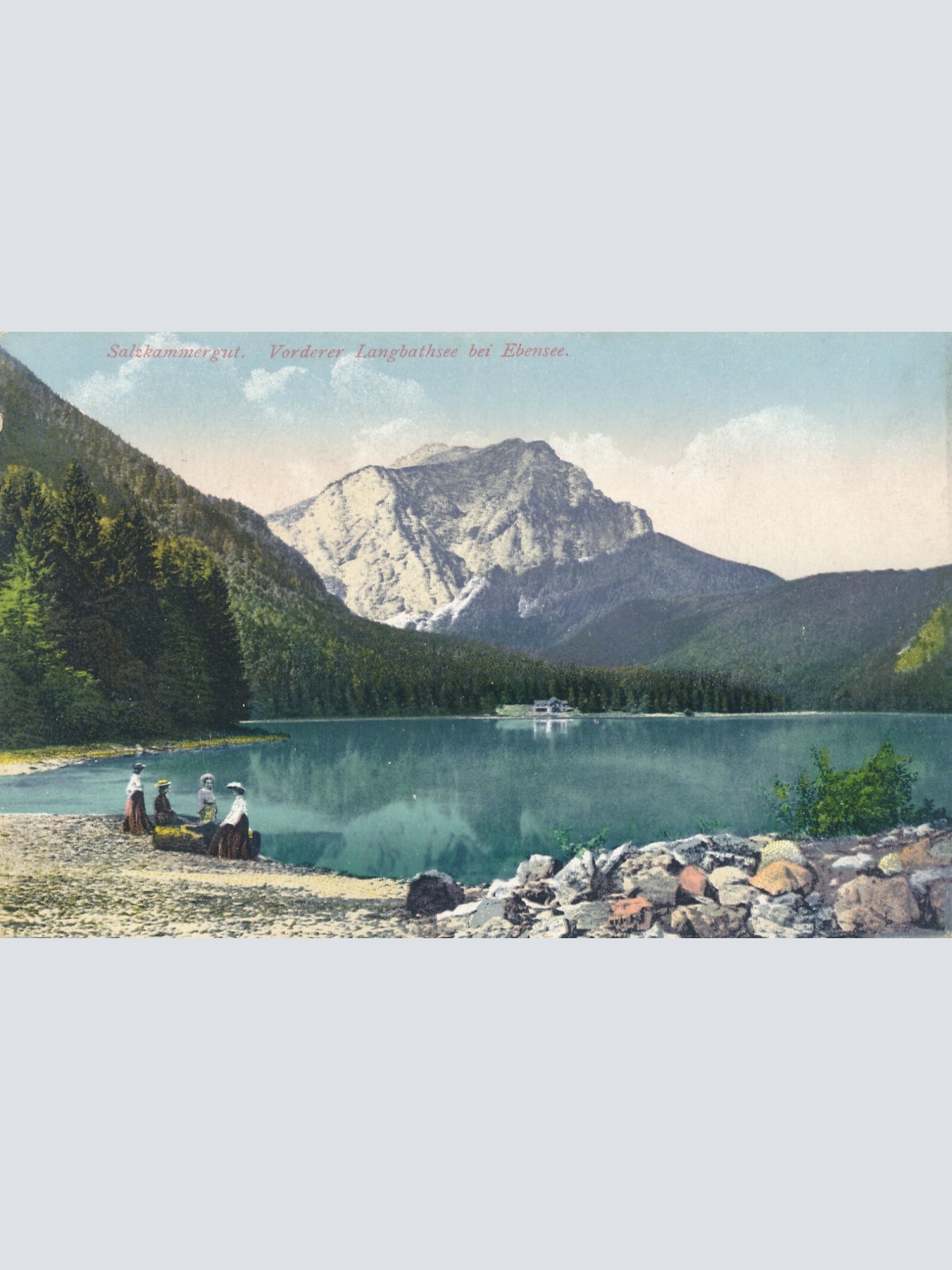 AK aus Ebensee Langbathsee Oberösterreich Ansichtskarte (9751)