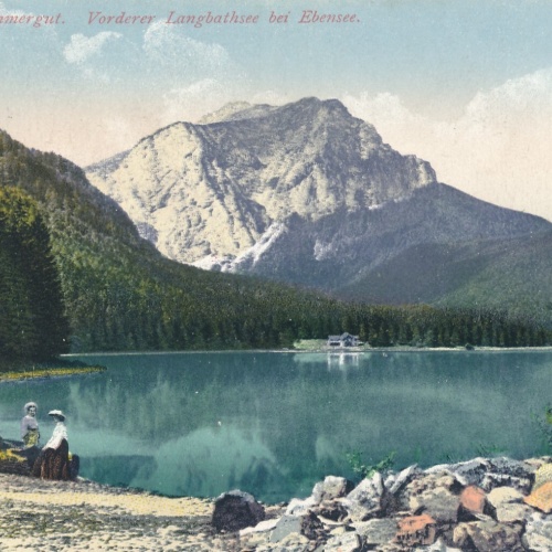 AK aus Ebensee Langbathsee Oberösterreich Ansichtskarte (9751)