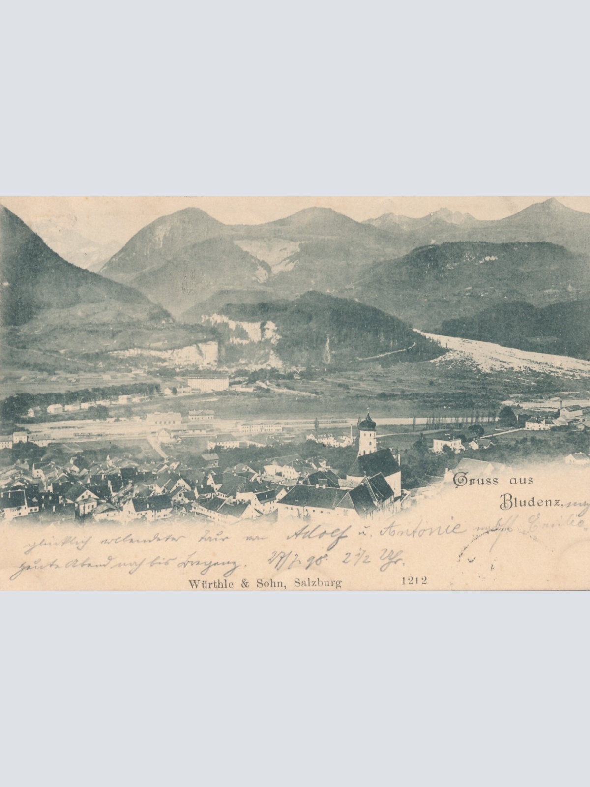 AK aus Bludenz Vorarlberg Ansichtskarte (9954)