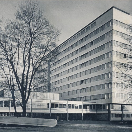 AK aus Wels Krankenhaus Oberösterreich Ansichtskarte (8419)