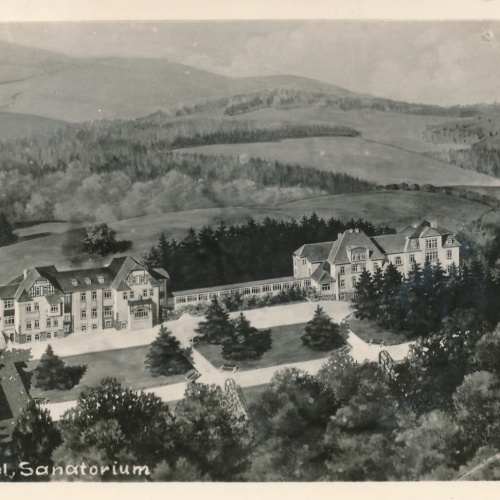 AK aus Rekawinkel mit Sanatorium Tirol Ansichtskarte (9945)