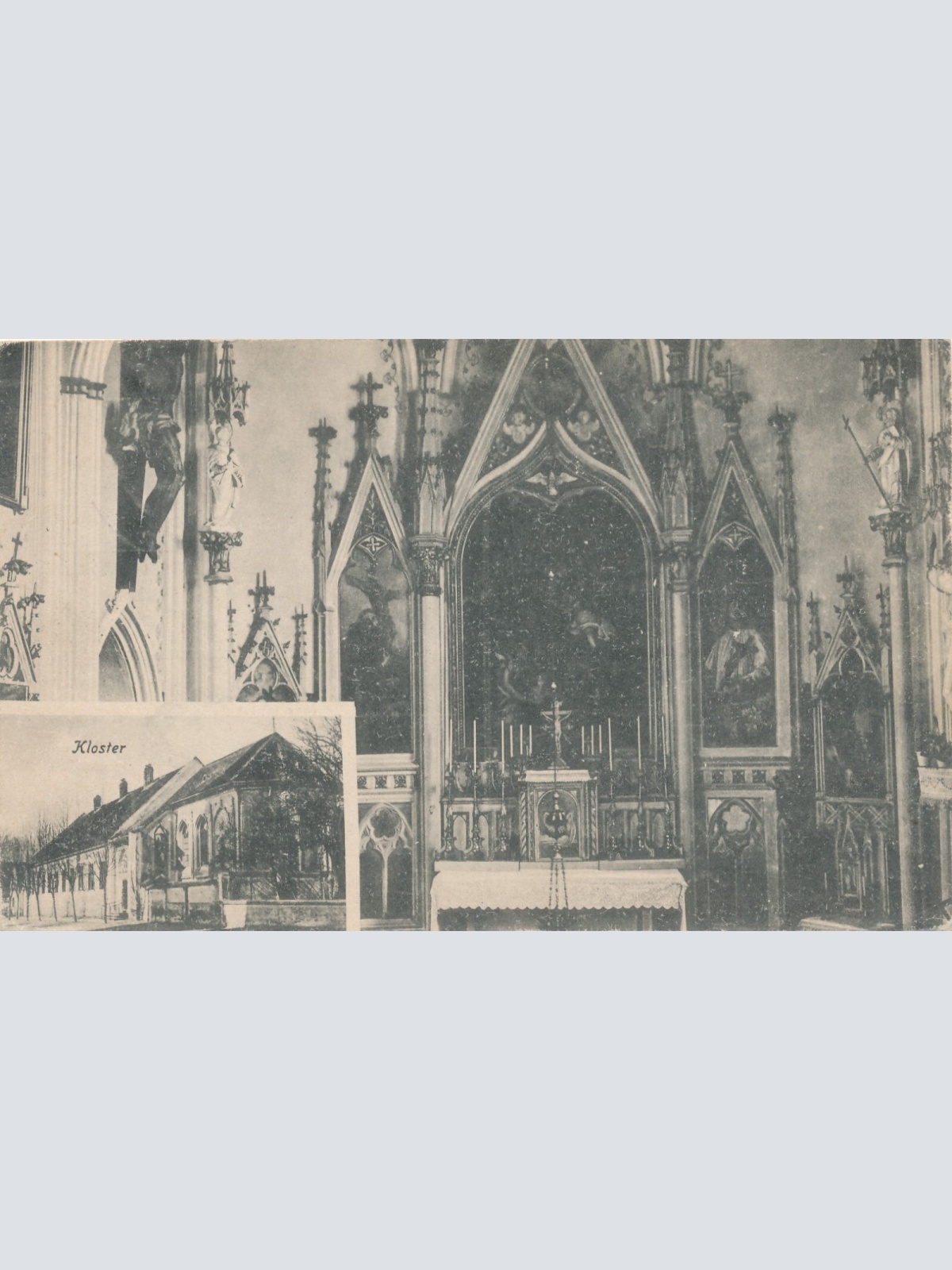 AK aus Enzersdorf inneres des Klosters Niederösterreich Ansichtskarte (9882)