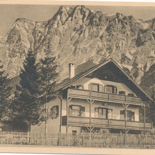 AK aus Ehrwald mit Haus Tanneck Tirol Ansichtskarte (9932)