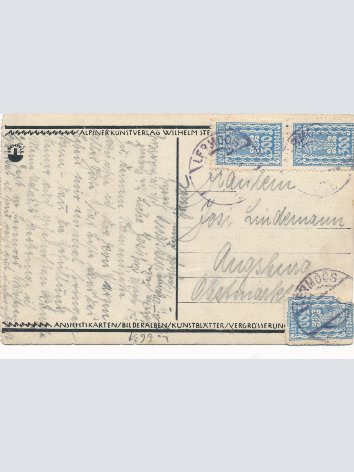 AK aus Lermoos Tirol Ansichtskarte (9914)