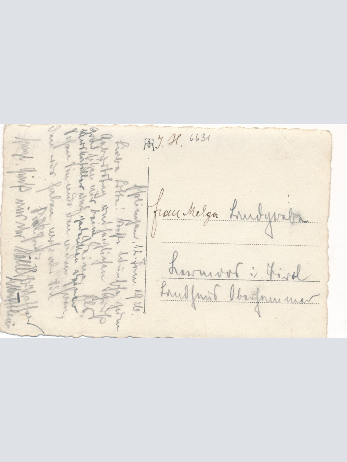 AK aus Lermoos Tirol Ansichtskarte (9917)