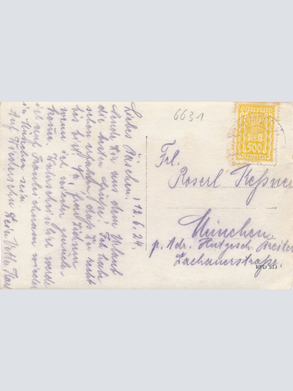 AK aus Lermoos Bahnhof Tirol Ansichtskarte (9918)