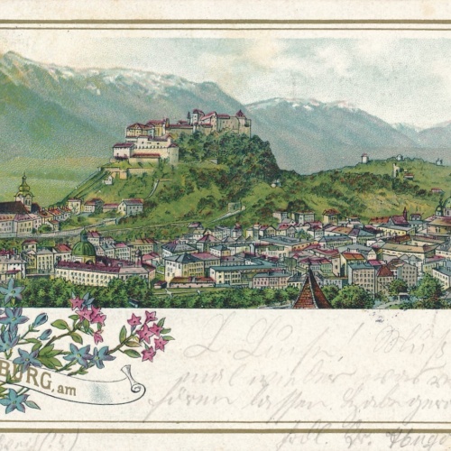 Litho - Karte aus Salzburg Ansichtskarte (9575)