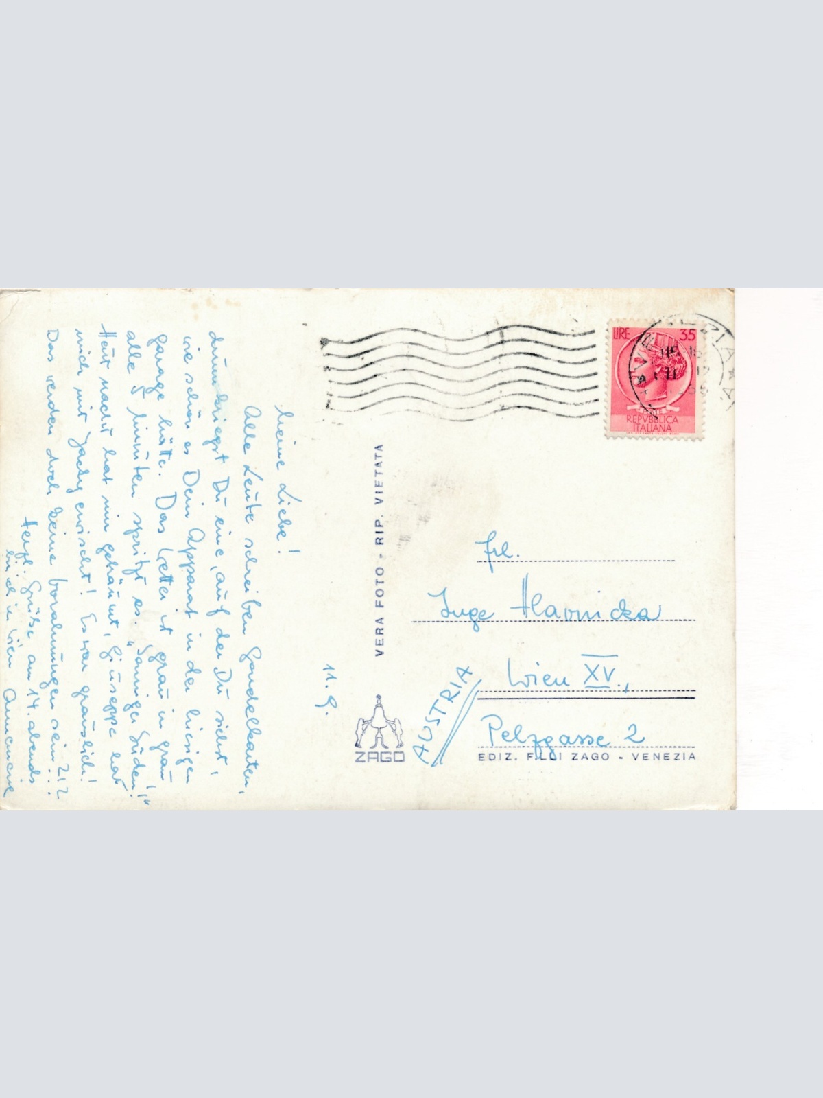 AK aus Venezia Piazzale Roma Italien Ansichtskarte (9665)