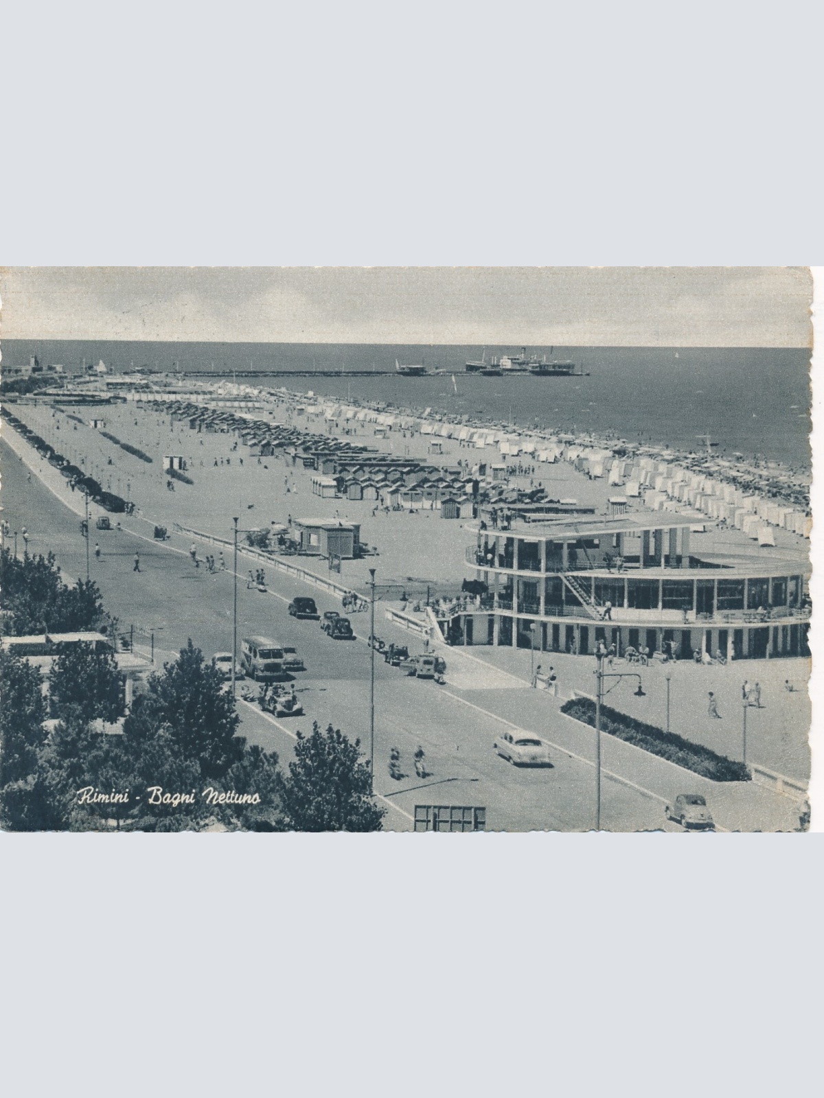 AK aus Rimini Bagni Nettuns Italien Ansichtskarte (9664)