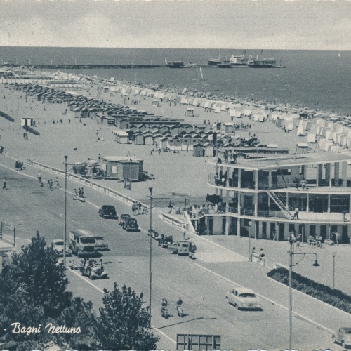 AK aus Rimini Bagni Nettuns Italien Ansichtskarte (9664)