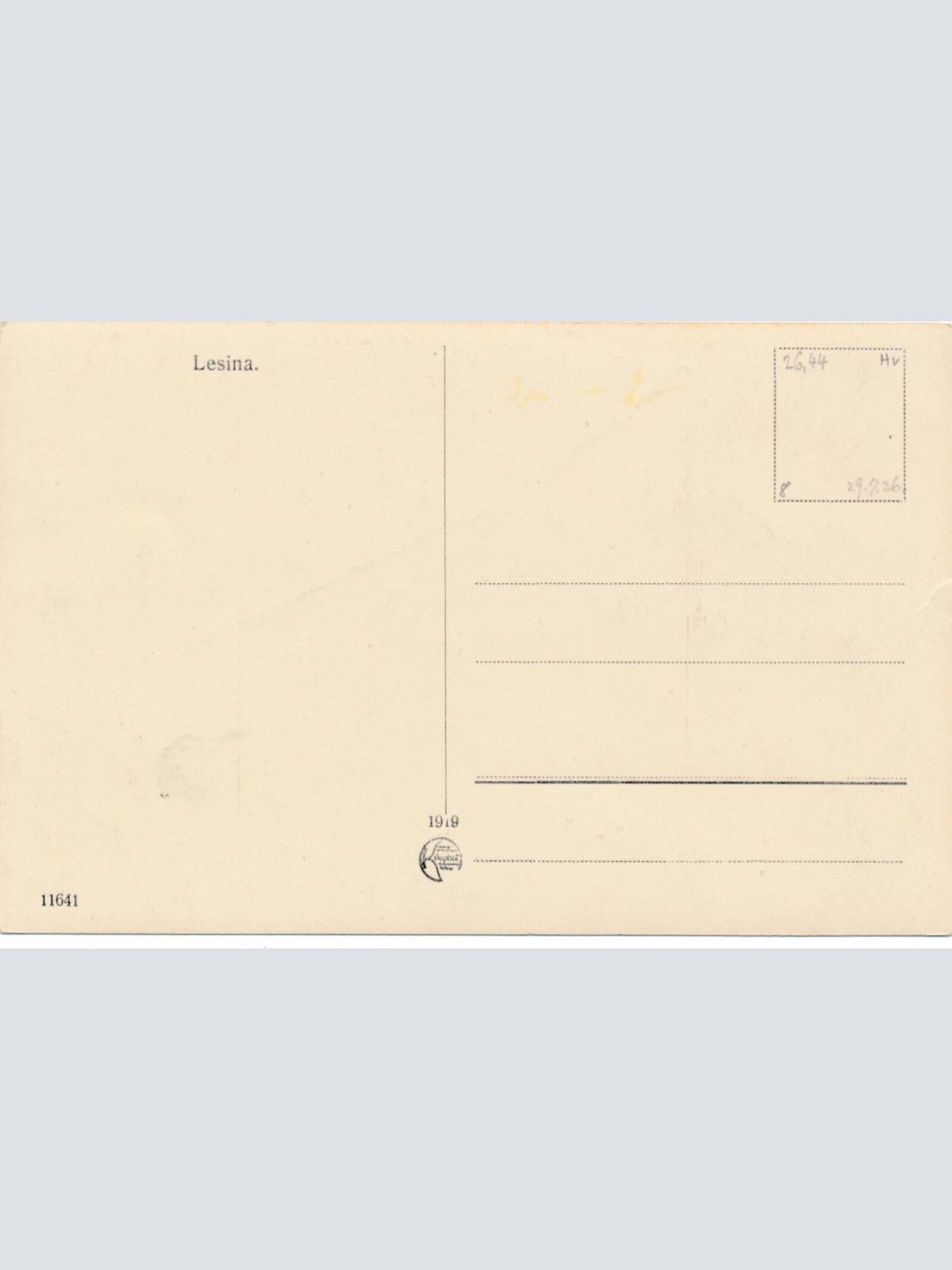 AK aus Lesina Italien Ansichtskarte (9659)