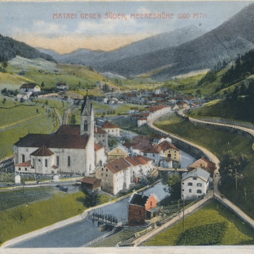 AK aus Matrei am Brenner Tirol Ansichtskarte (9713)