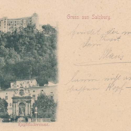 AK aus Salzburg Kapitelschwemme Ansichtskarte (9697)