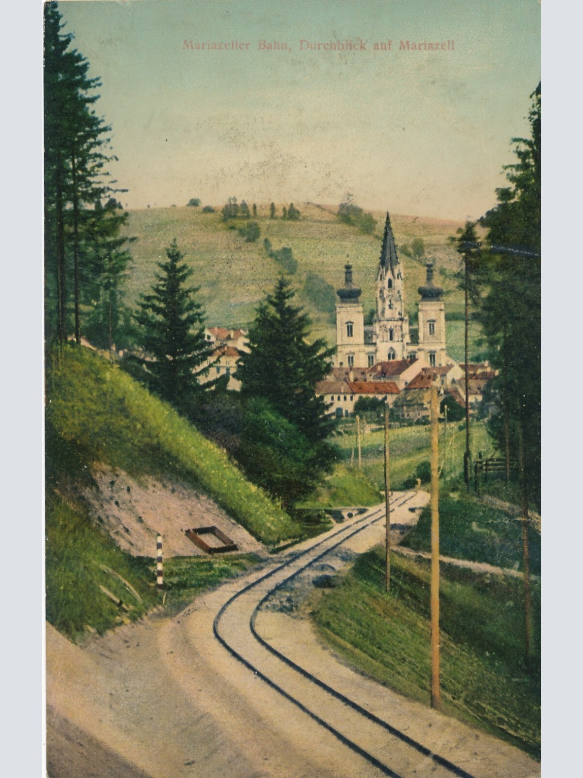 AK aus Mariazell mit Mariazeller Bahn Niederösterreich Ansichtskarte (10255)