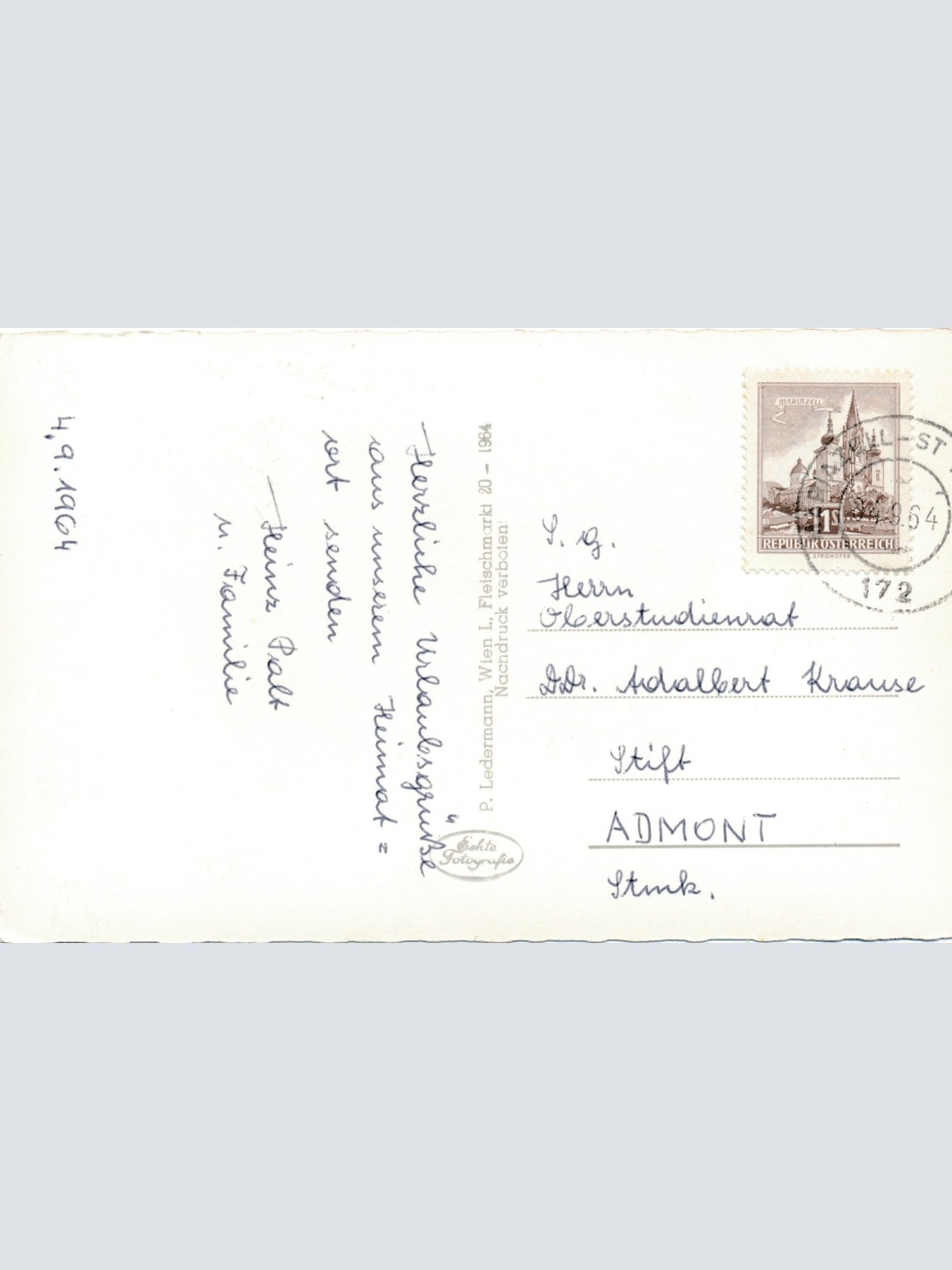 AK aus Kirchberg an der Pielach Niederösterreich Ansichtskarte (10303)