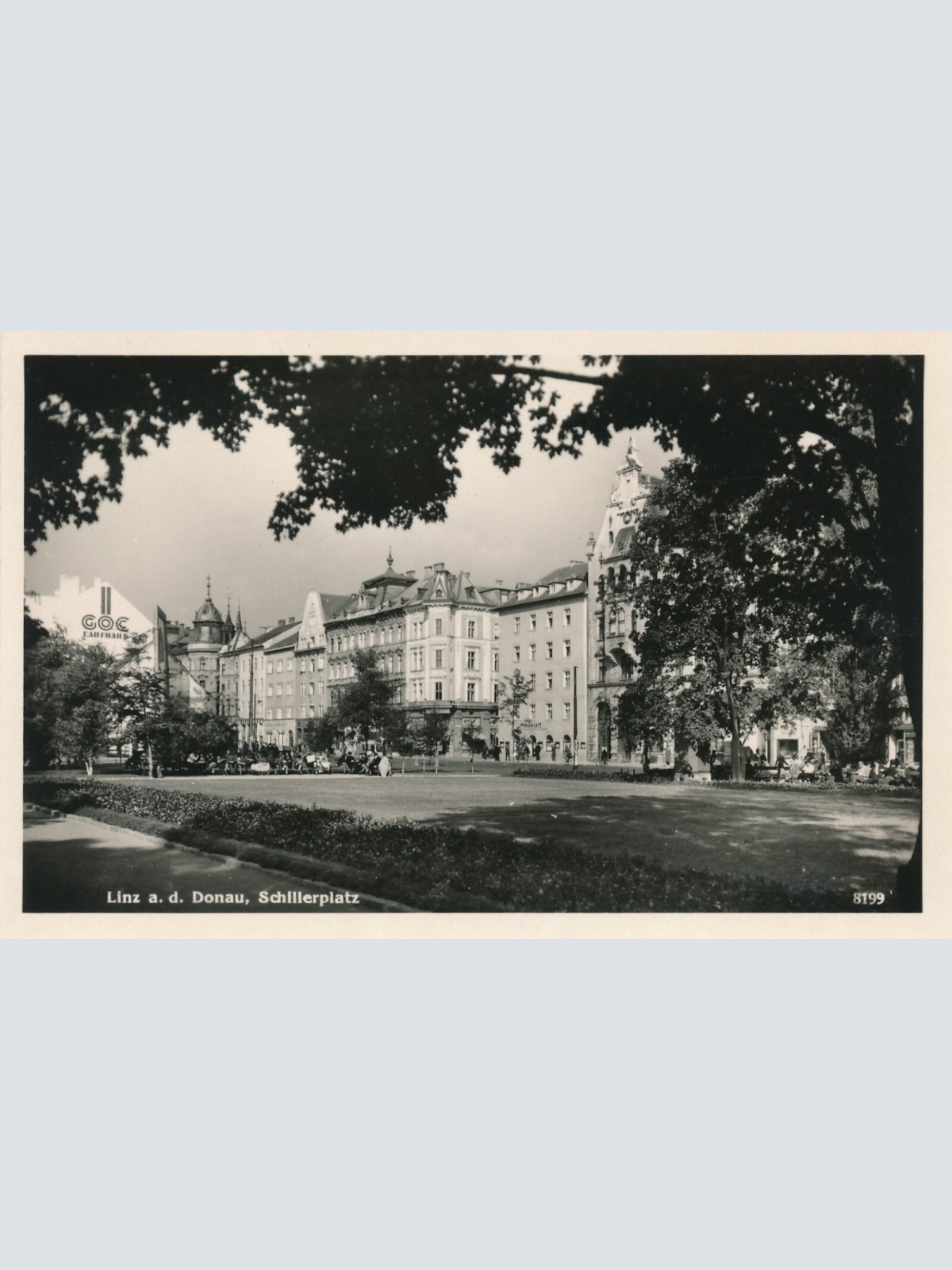 AK aus Linz an der Donau Schillerplatz Oberösterreich Ansichtskarte (10290)