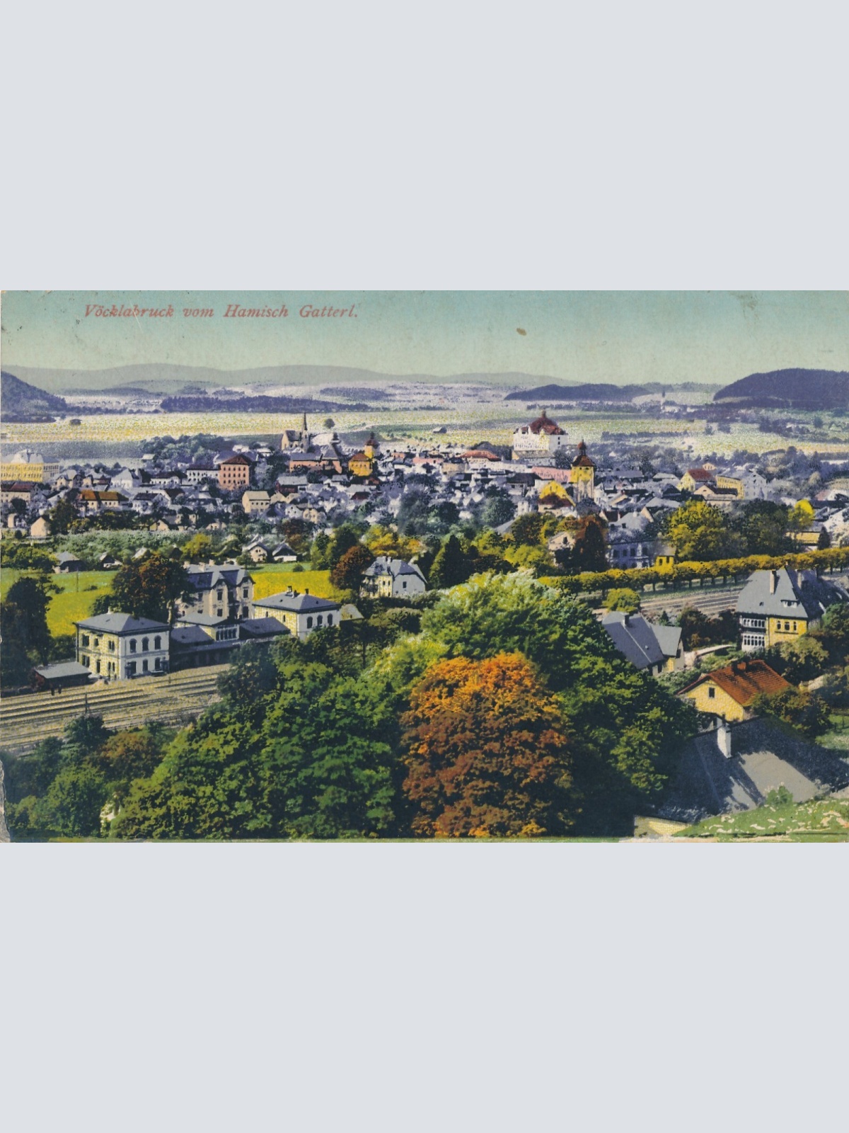 AK aus Vöcklabruck Bahnhof Oberösterreich Ansichtskarte (9626)