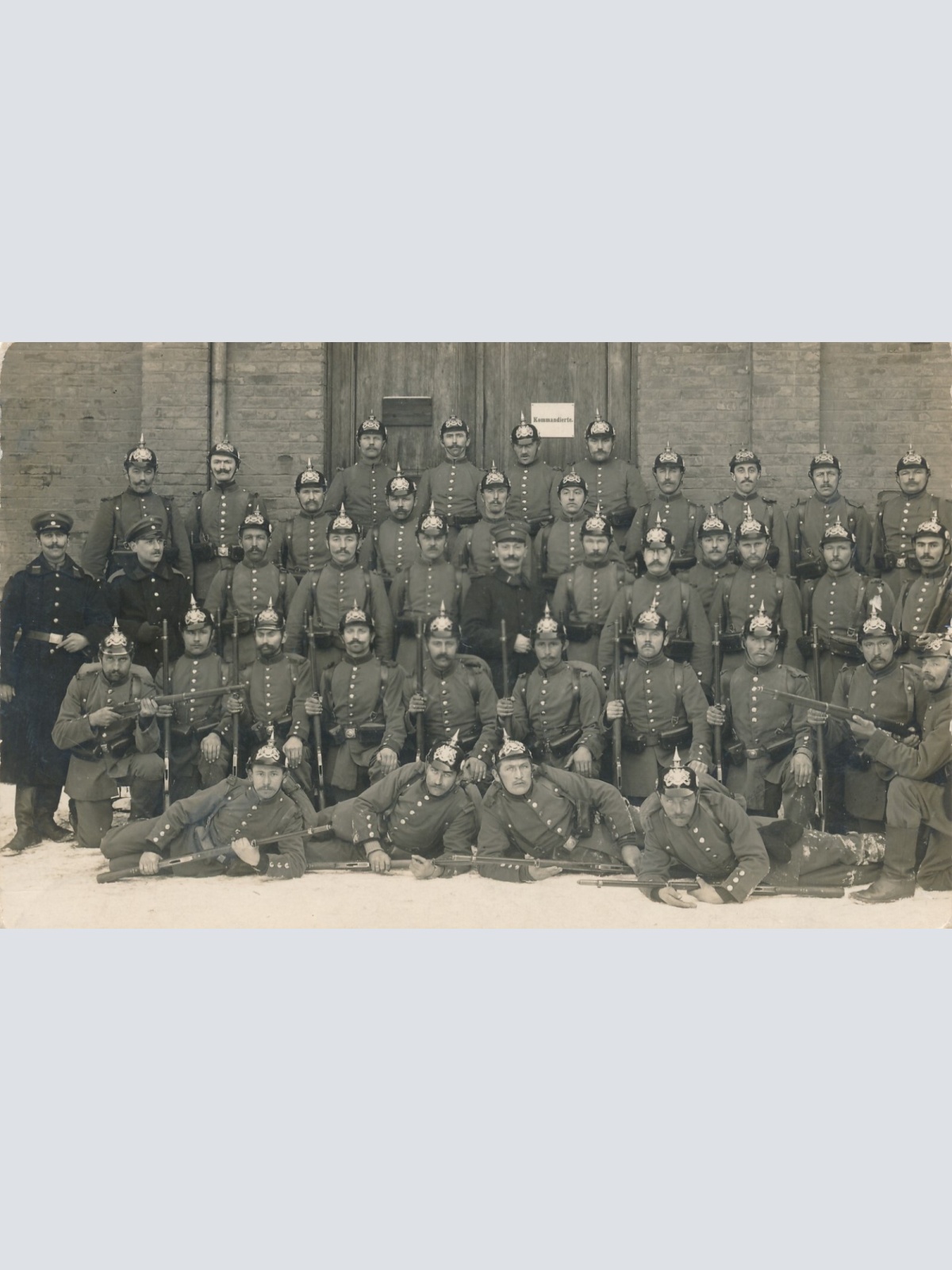 AK Gruppenfoto Soldaten (10229)