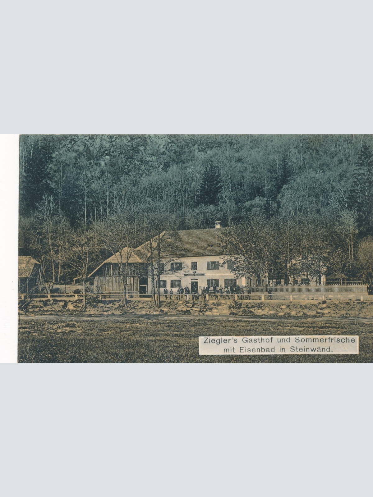 AK Zieglers Gasthof mit Eisenwand Oberösterreich Ansichtskarte (8846)