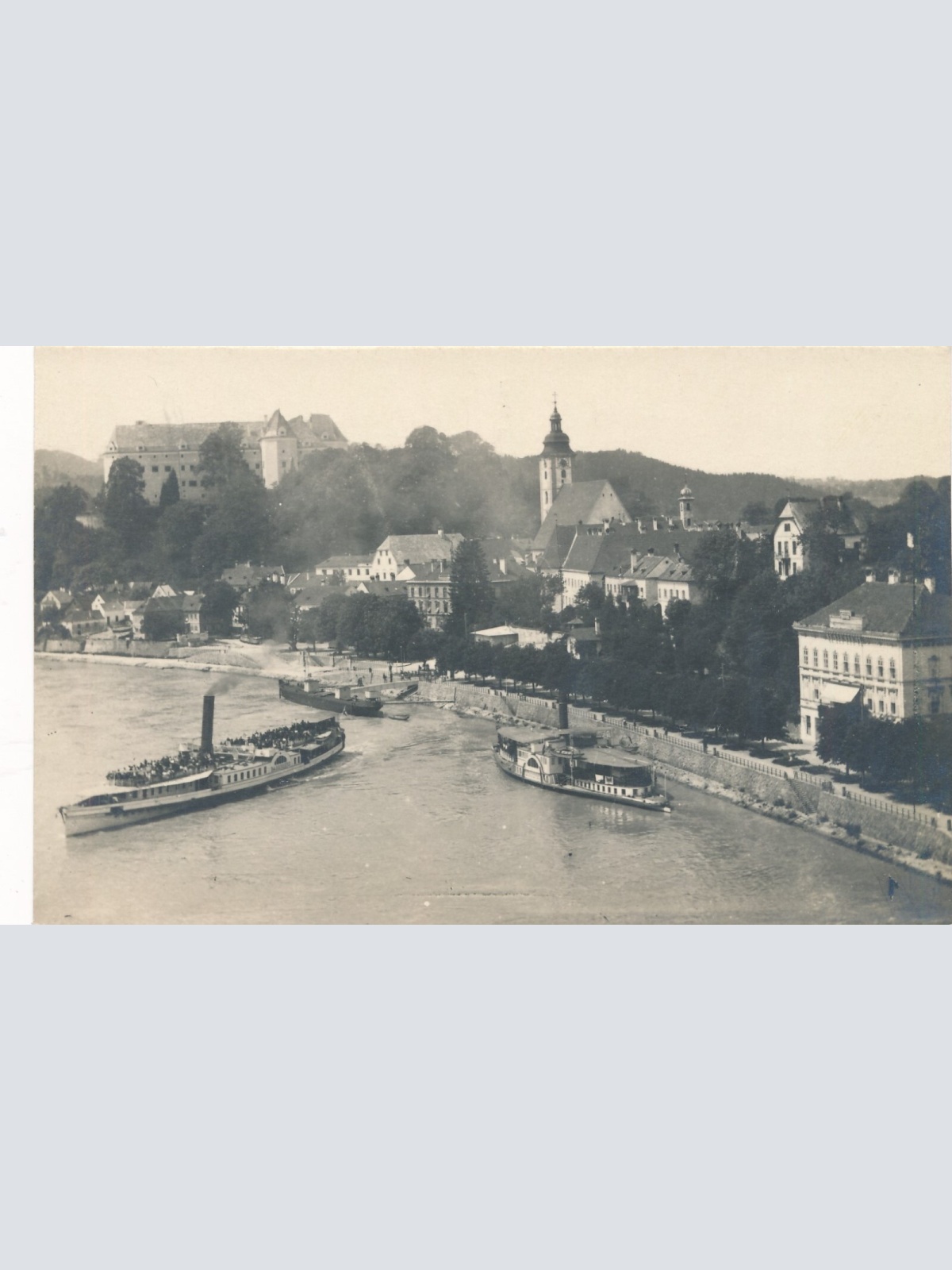 AK aus Grein a. Donau Oberösterreich (J93)