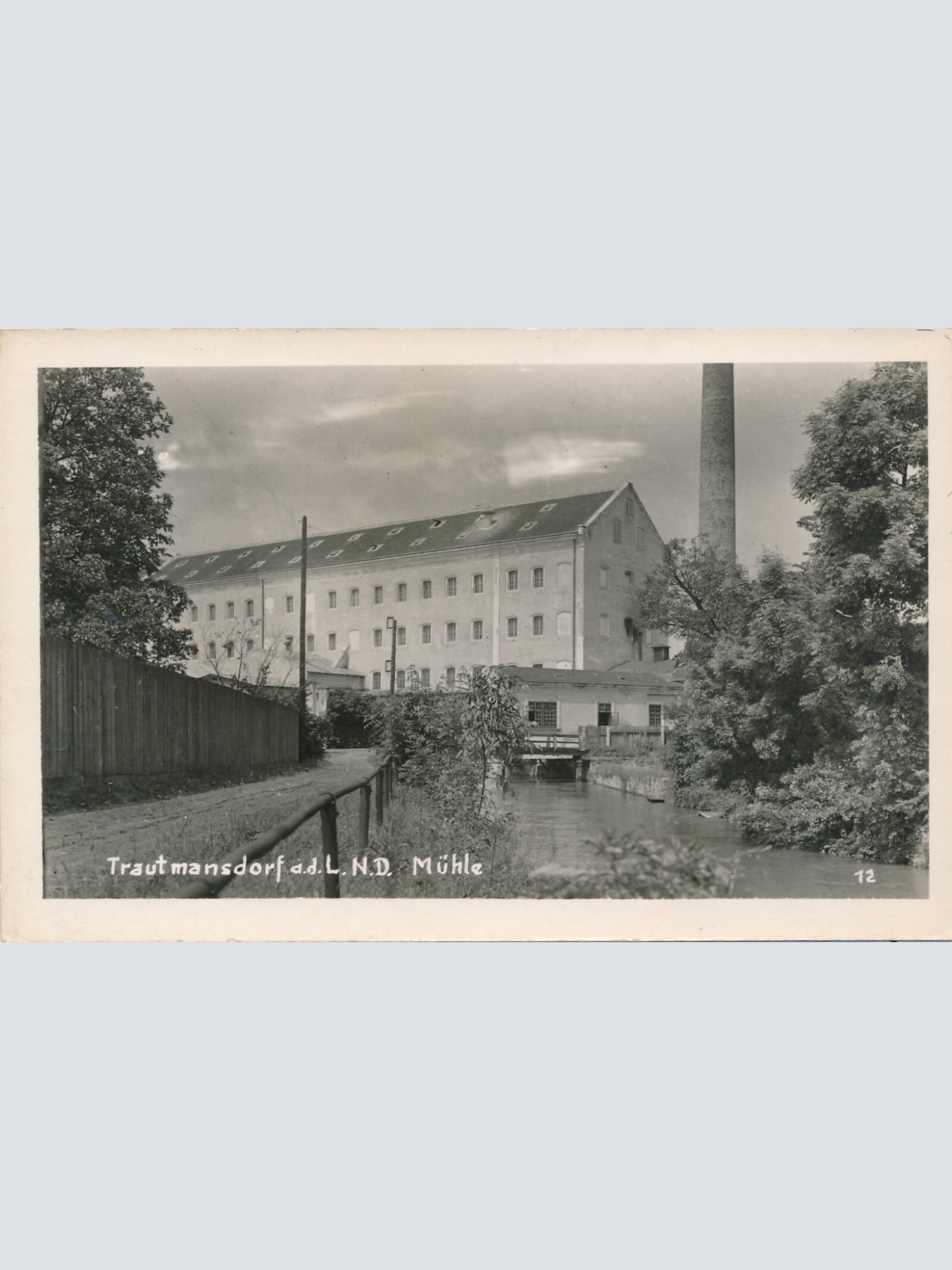 AK aus Trautmansdorf Niederösterreich Mühle (J85)