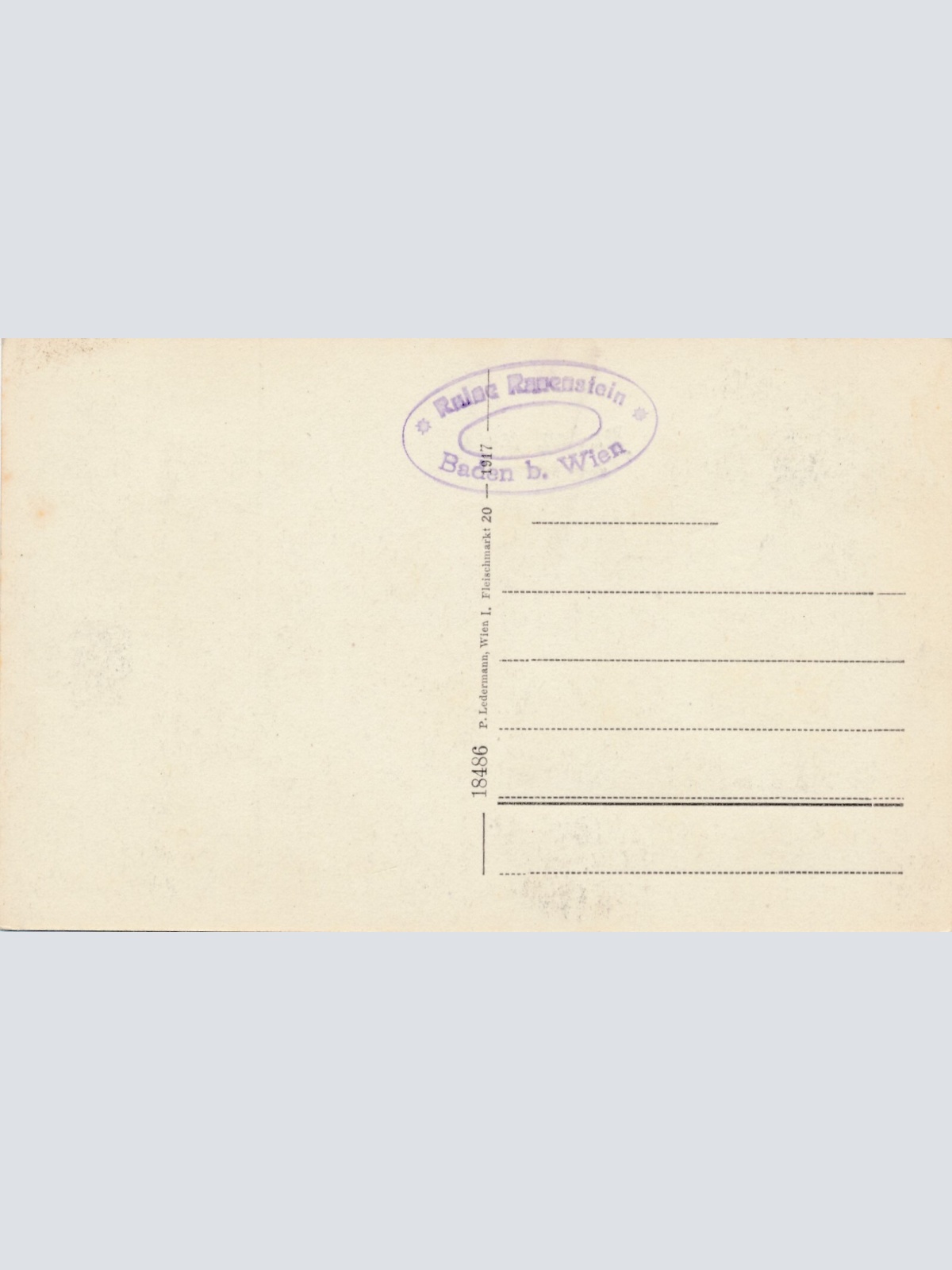 AK aus Baden mit Ruine Rauhenstein Niederösterreich Ansichtskarte (10330)