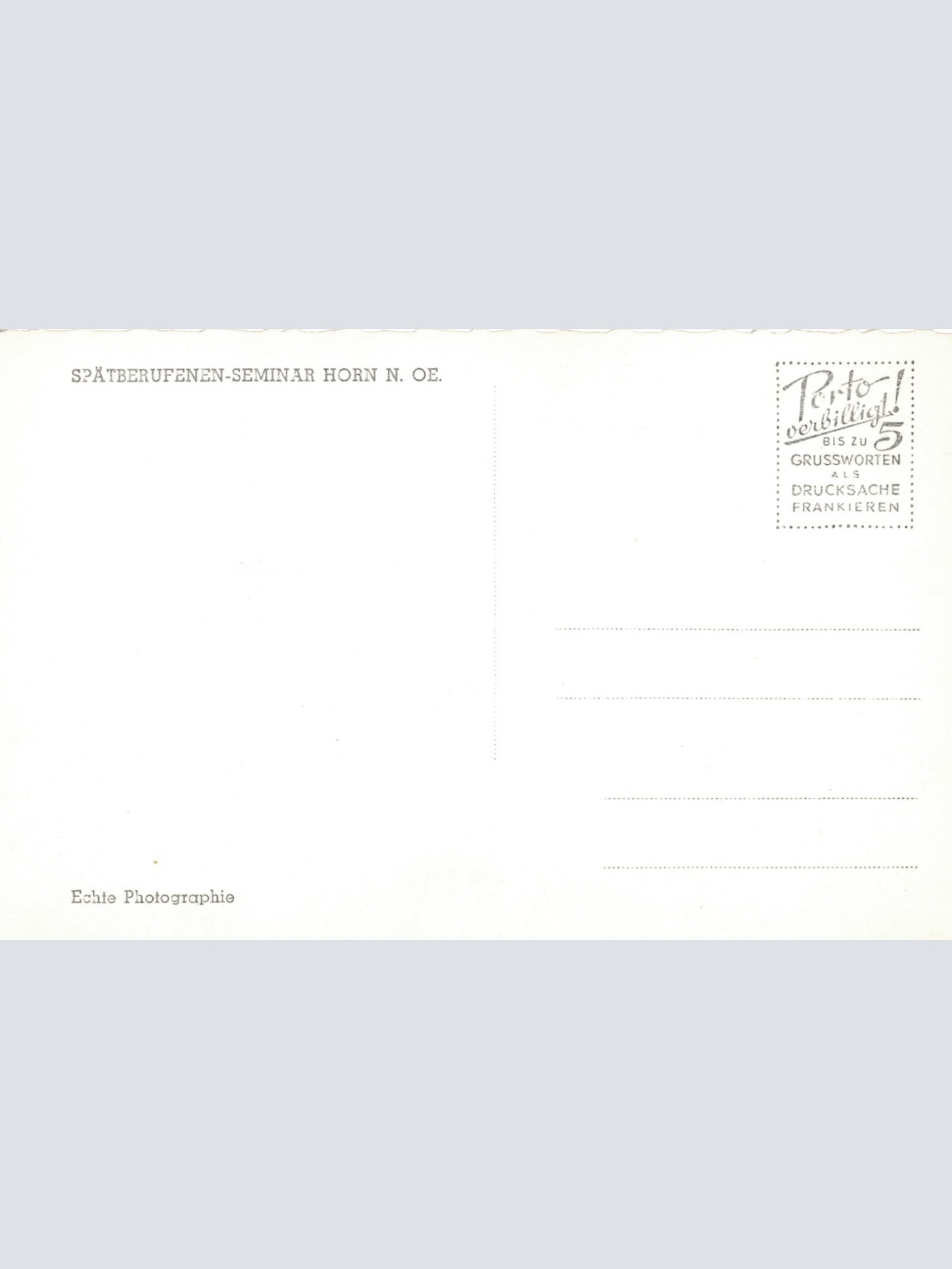 AK aus Horn Spätberufenen Seminar Niederösterreich Ansichtskarte (10333)