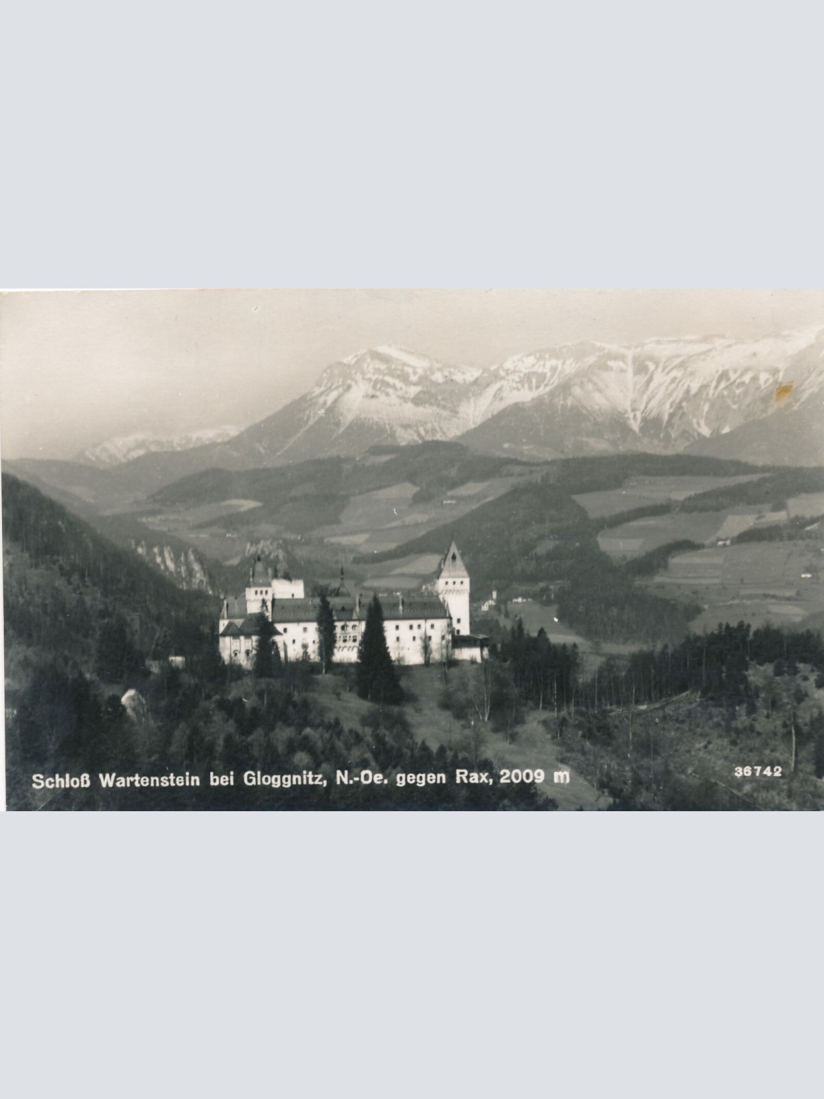 AK vom Schloß Wartenstein bei Gloggnitz Niederösterreich Ansichtskarte (10336)