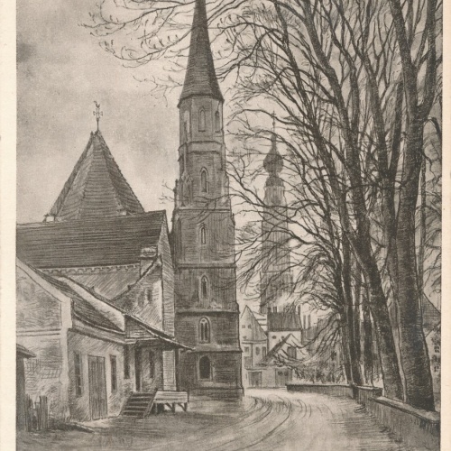 AK, Braunau am Inn, Zweitürmeblick, Oberösterreich (S2424)