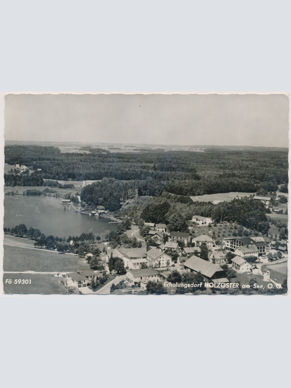 AK, Erholungsdorf Holzöster, Alpine Luftbild, Oberösterreich (S2420)