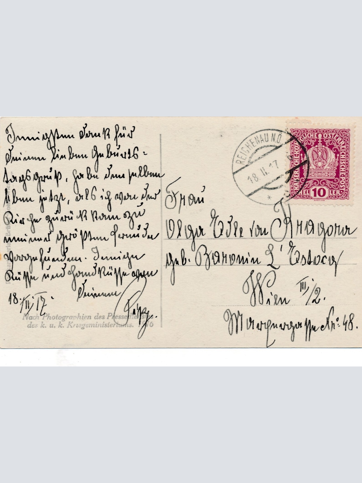 AK vom Kronprinz Otto Ansichtskarte (10041)