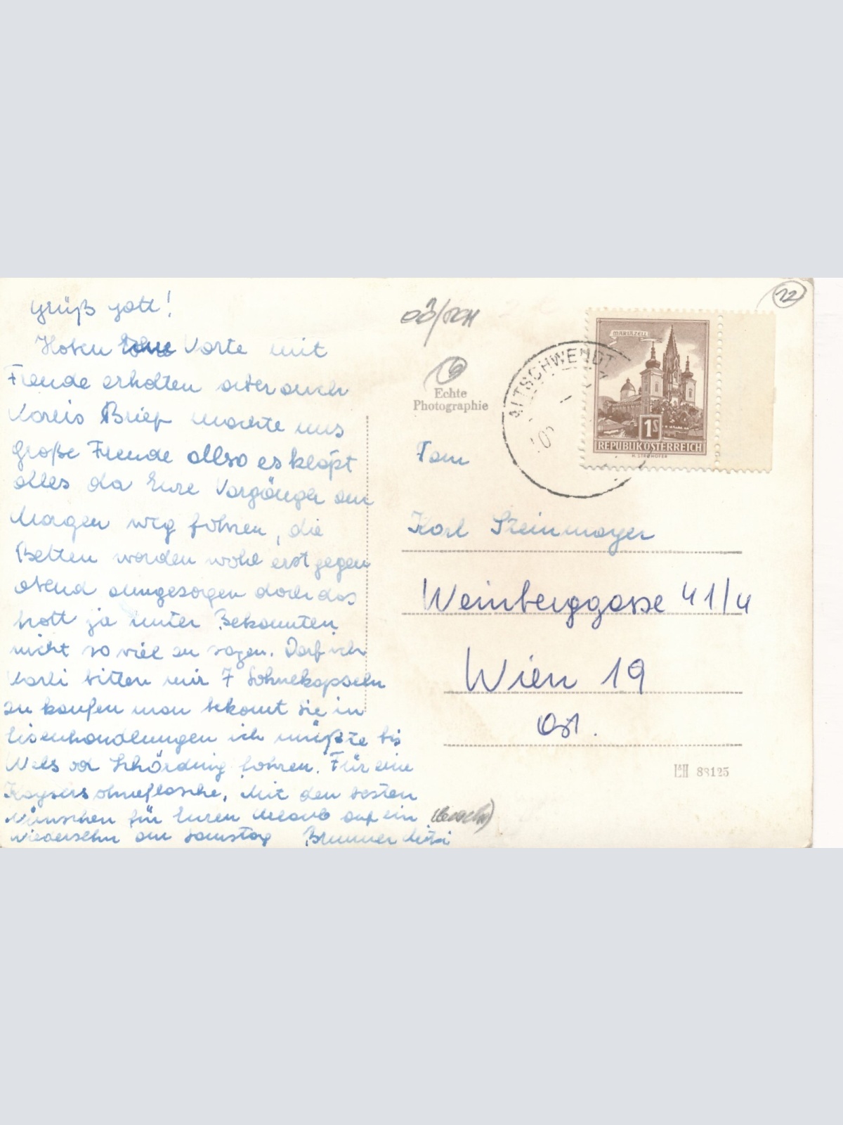 AK aus Zell an der Pram Luftild Nr.2 Oberösterreich Ansichtskarte (9999)