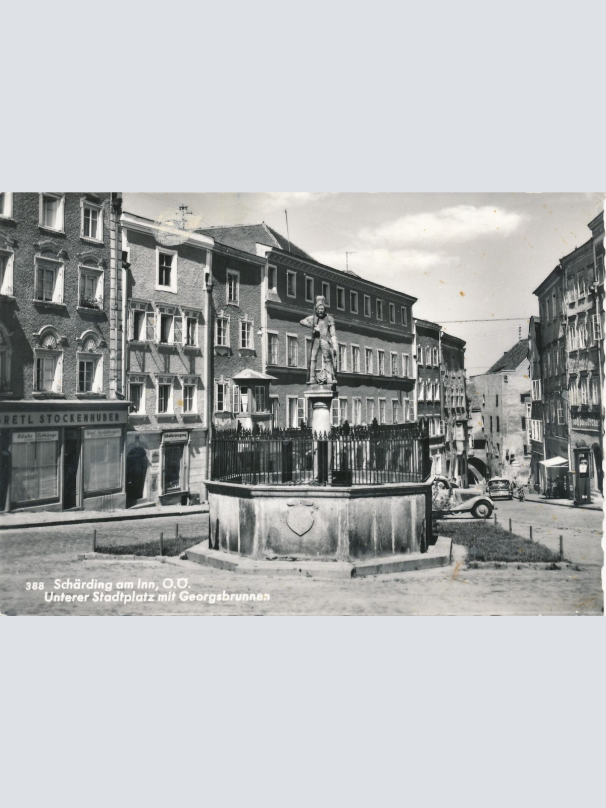 AK aus Schärding am Inn Stadtplatz Ansichtskarte (10011)