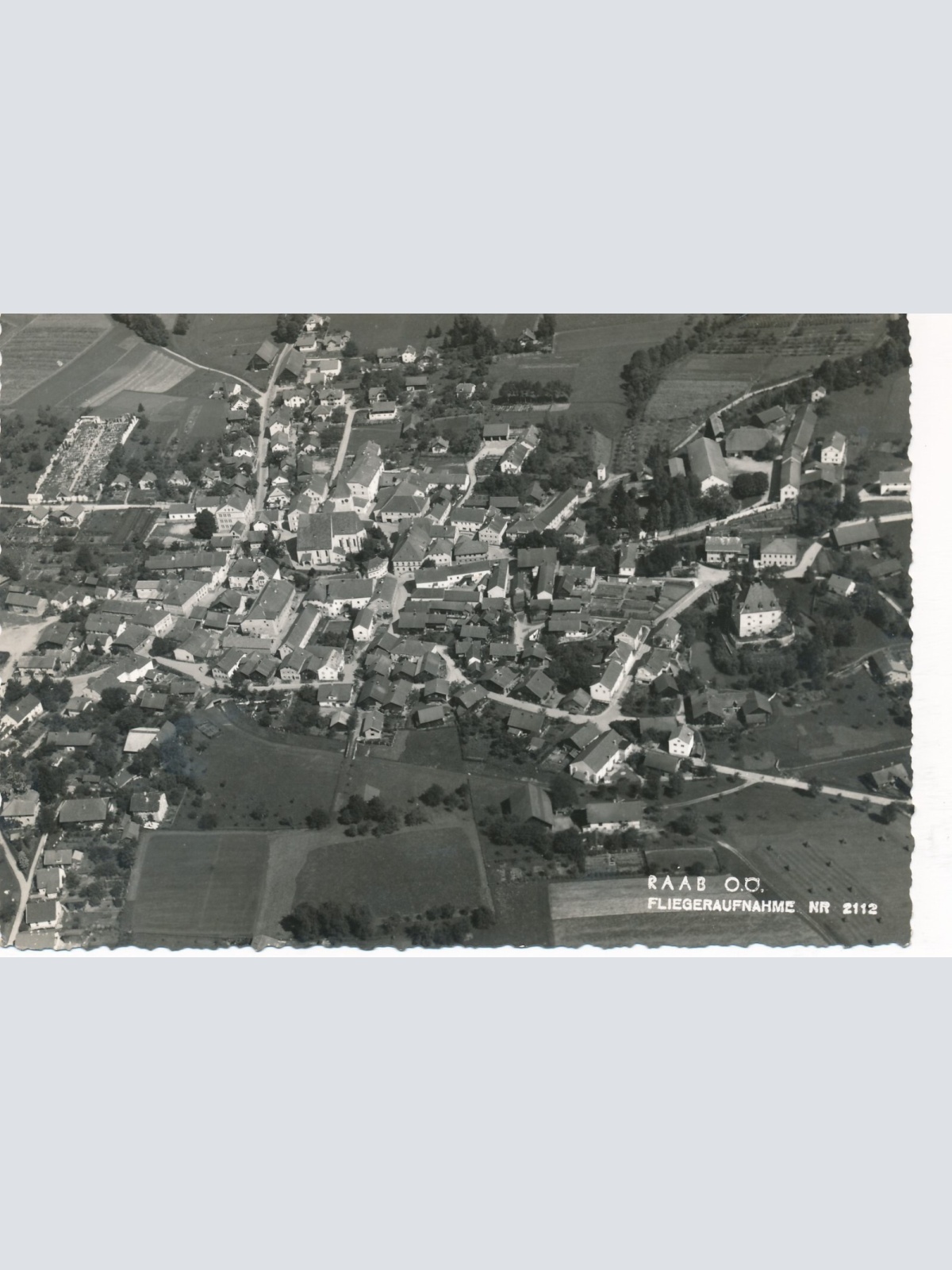 AK aus Raab Fliegeraufnahme 2112Ansichtskarte (10020)