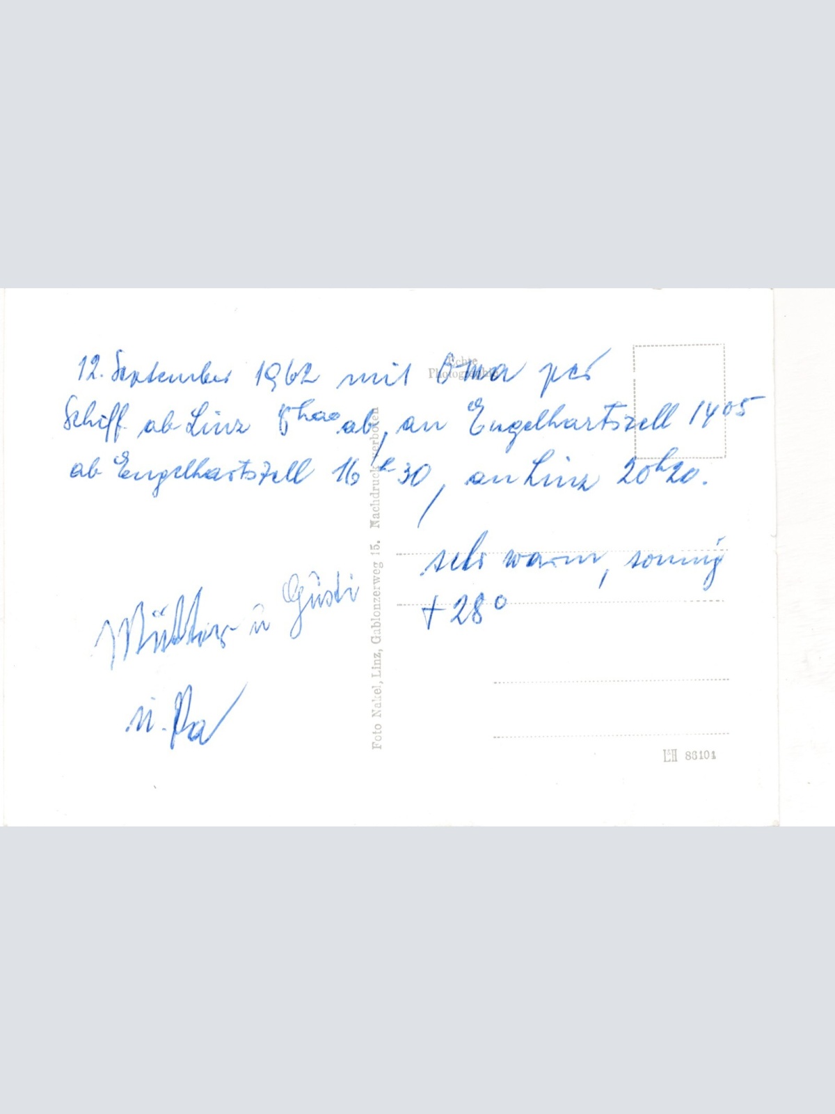 AK aus Engelhartszell Jochenstein Ansichtskarte (10028)