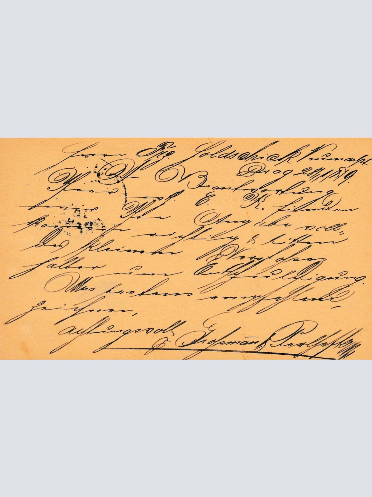 2 Kreuzer - Ganzsachen - Karte 1879 aus Praha Prag (10143)